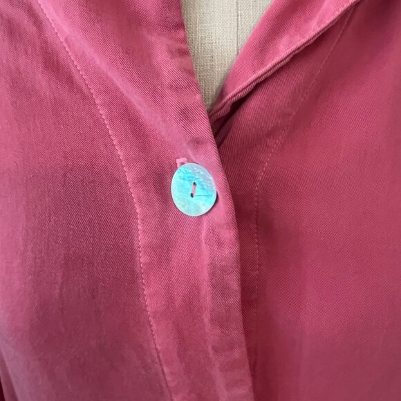 CUT LOOSE  Short Pink Tencel Jacket Size Small - Picture 2 of 8